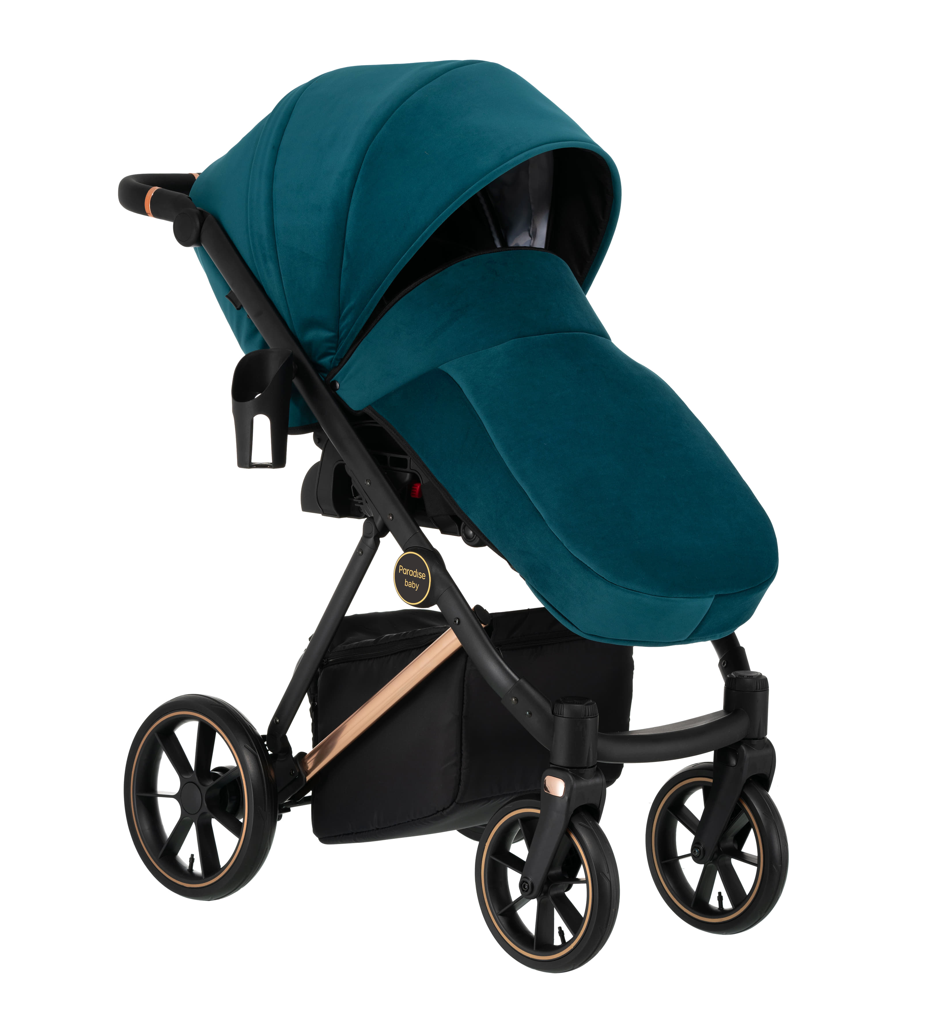  Kombinovaný kočárek Paradise Baby VR - green 04