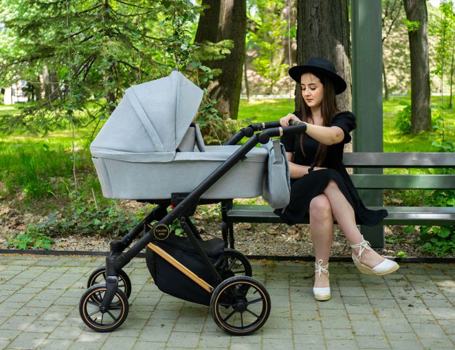  Kombinovaný kočárek Paradise Baby VR - béžový 08