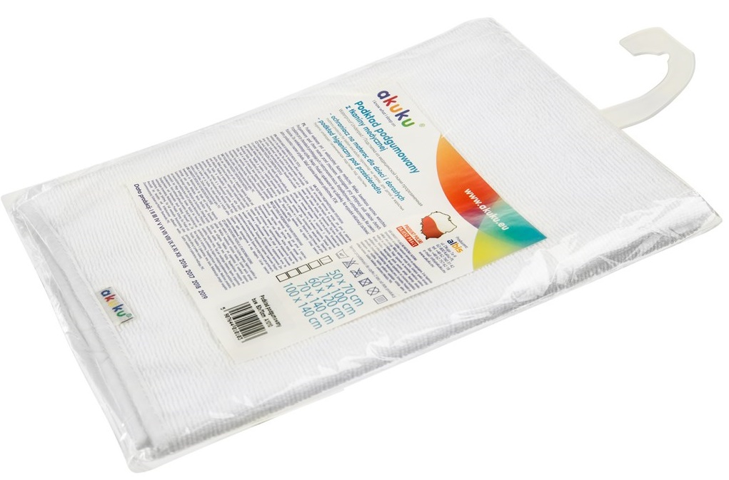 Akuku Podložka nepromokavá 70x140 bílá