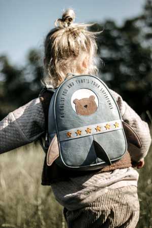 Dětský batůžek z eco kůže SOVIČKA - Big Owl Isolda