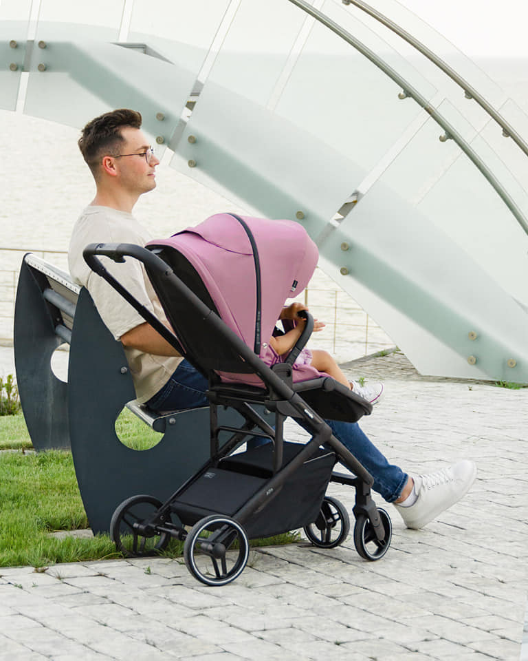  Sportovní kočárek reversibilní ALFA PLUS Feather Grey