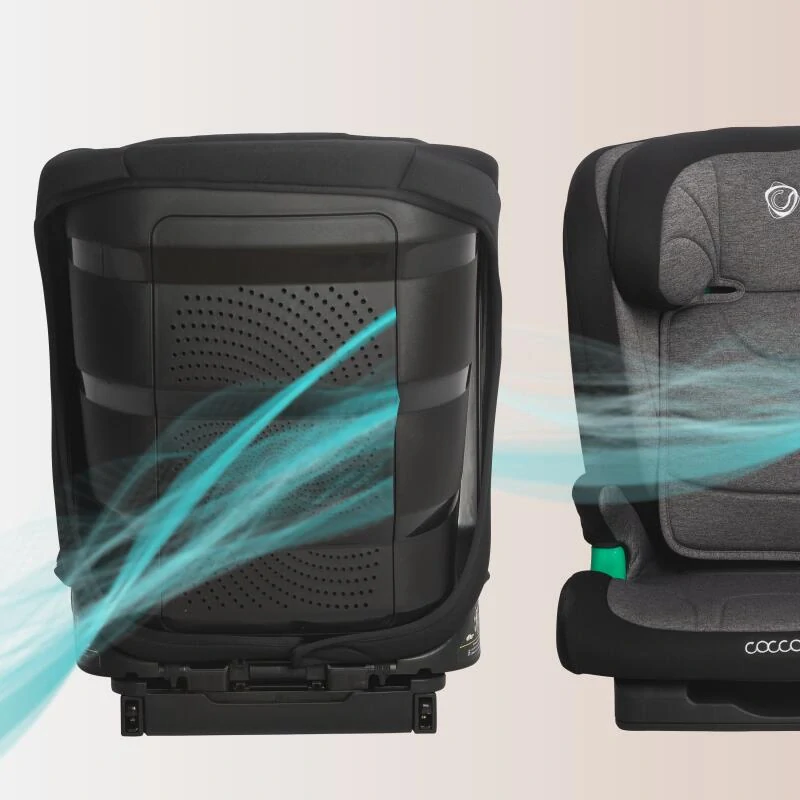 Autosedačka s isofixem, i-Size 100-150 cm Coccolle Eris Greystone