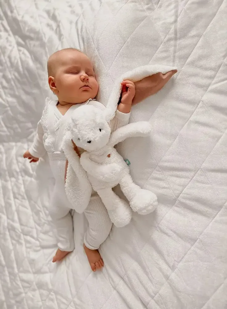 MyHummy Bunny pink/ecru 5 v 1 s lampičkou