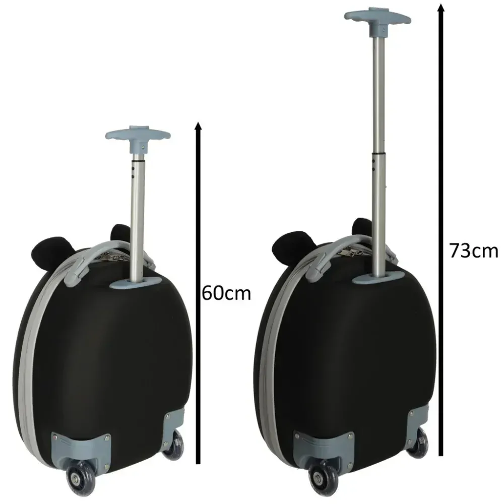 Dětský cestovní kufr na svítících kolečkách příruční zavazadlo Tučňák