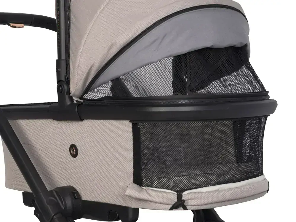 Kočárek pro dvojčata sourozenecký CAVOE Avec Taupe