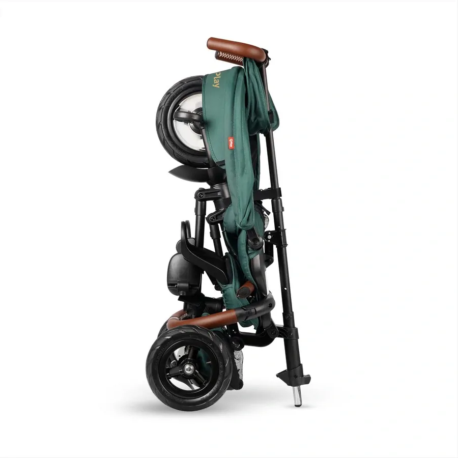 Multifunkční skládací tříkolka Qplay Rito Deluxe zelená