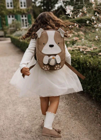 Dětský luxusní batůžek z eco kůže Pejsek Henri - Big Henrii