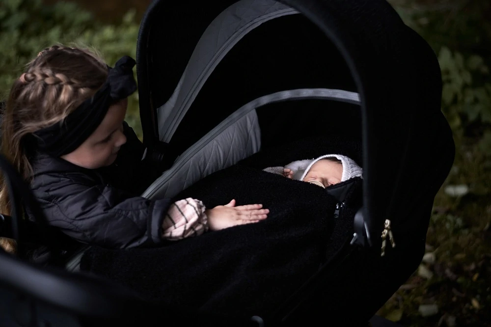 Zimní fusak Teddy Bear black