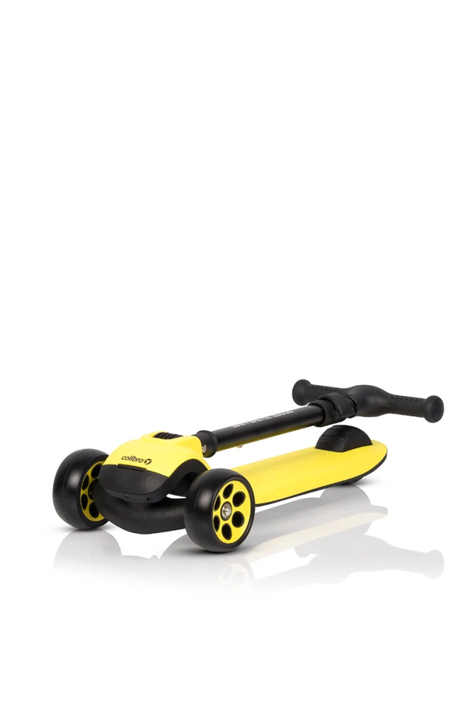 Dětská koloběžka balanční Run Banana tříkolová skládací LED