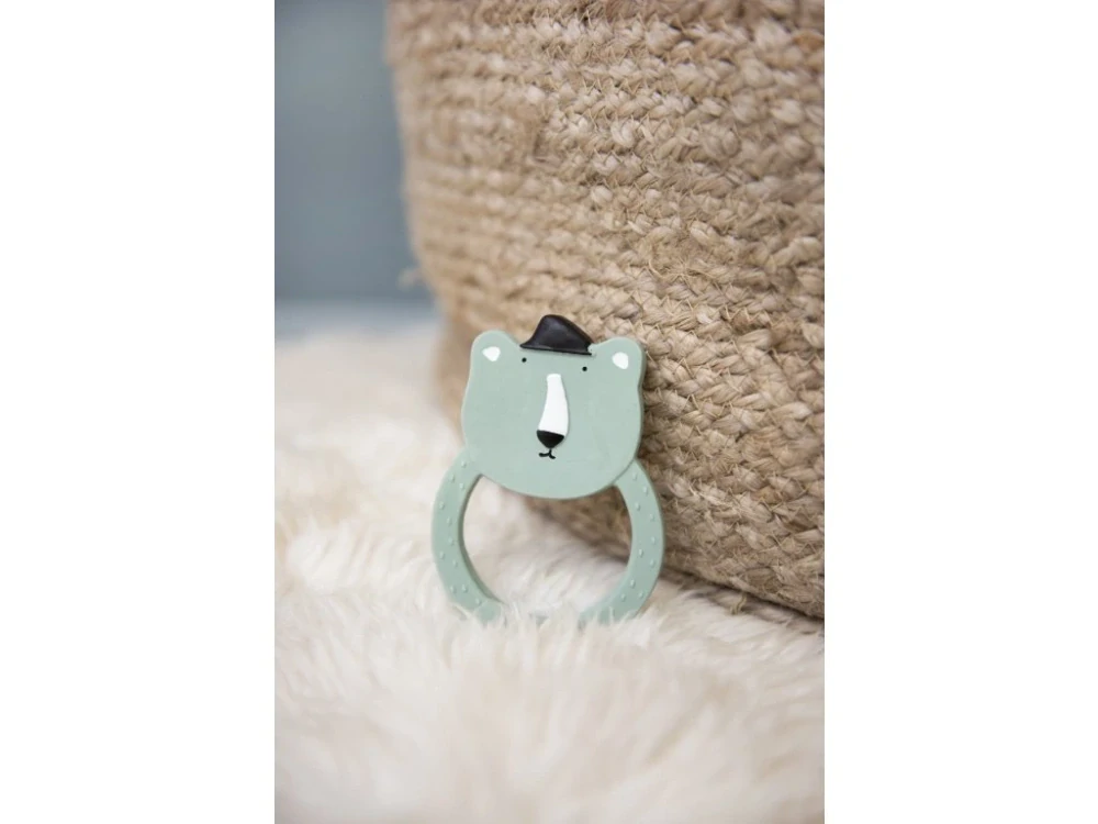 Kousátko ze 100% přírodního kaučuku MR. Polar Bear lední medvěd