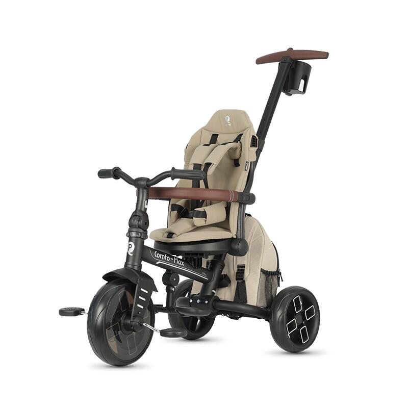 Multifunkční skládací tříkolka 71 Qplay Comfo Max beige