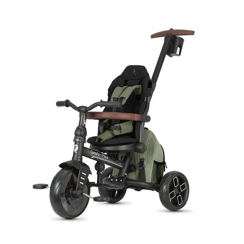 Multifunkční skládací tříkolka 8v1 Qplay Comfo Max green