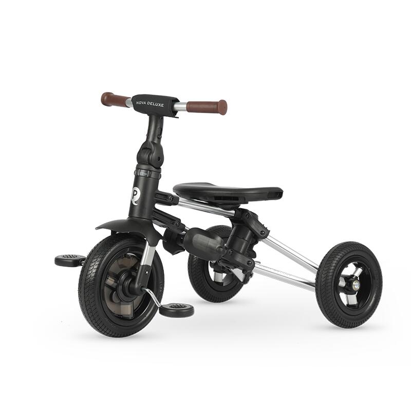 Qplay Nova Deluxe multifunkční skládací tříkolka s příslušenstvím black