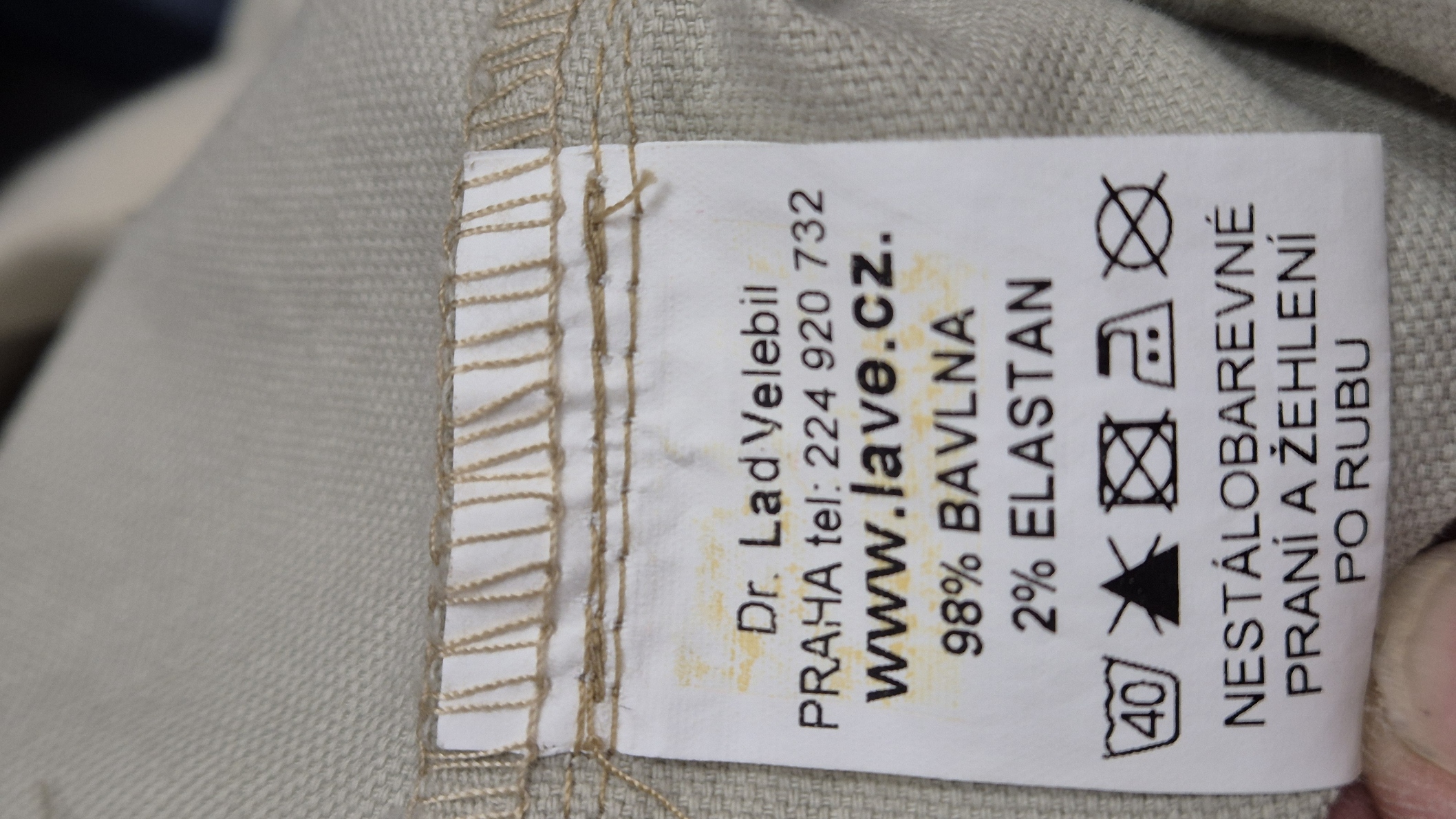 Těhotenská móda - Těhoteské 3/4 kalhoty s podporou bříška a gumou vel.44 