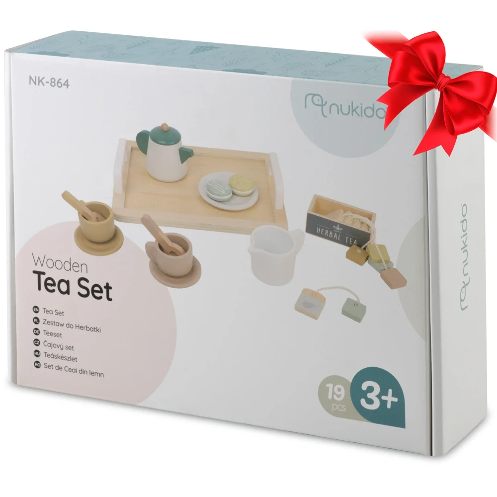 Dřevěná čajová souprava Nukido