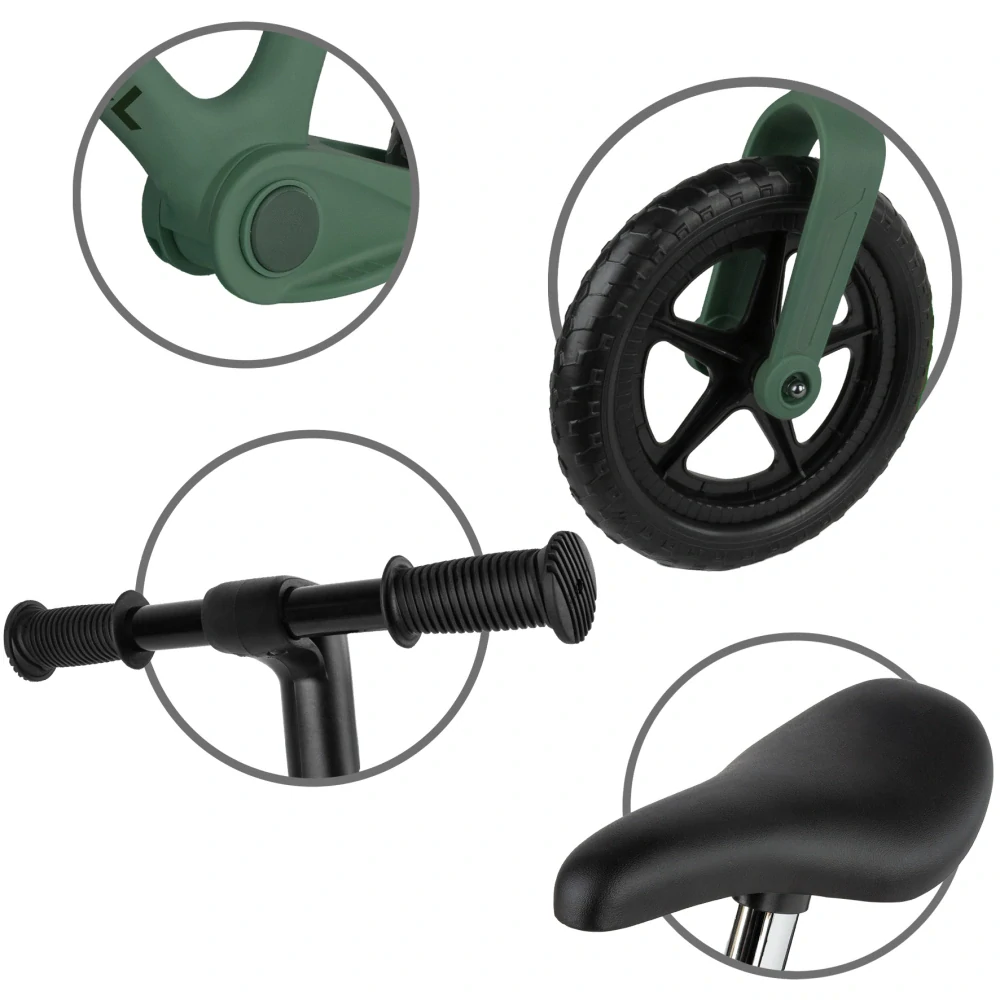 Skládací odrážedlo kolo Kidwell Flex zelené