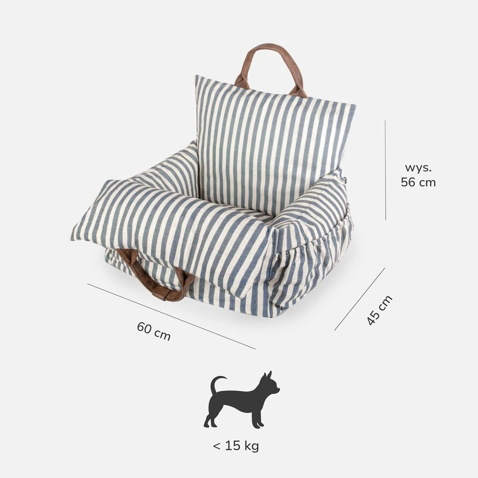 CARINIO VOYAGER 3v1 marine - Pelíšek, transportér, autosedačka pro zvířata