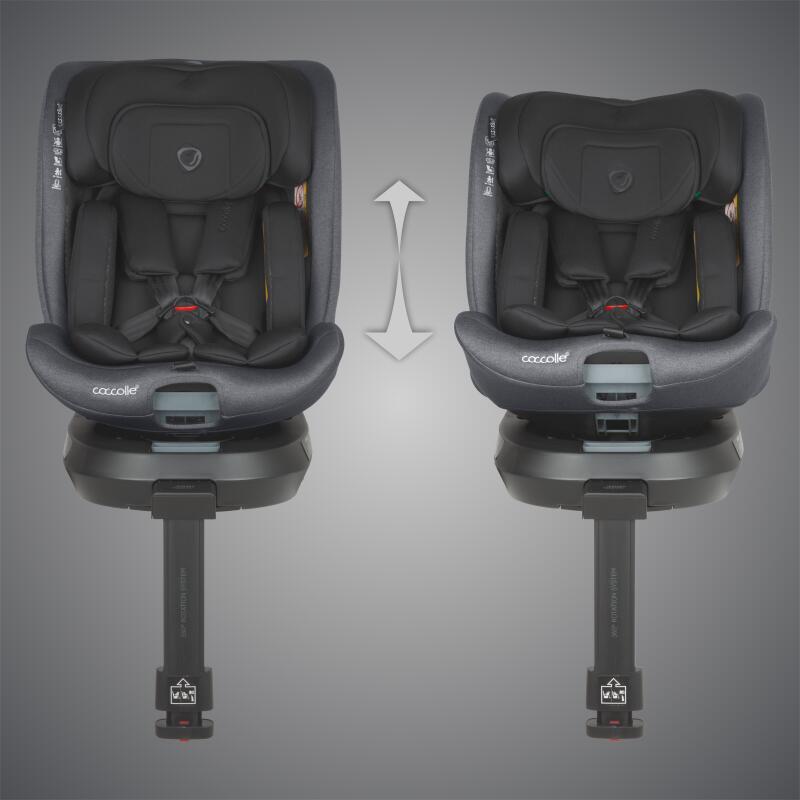 Autosedačka i-Size 40–150 cm Coccolle Ario Anthracite