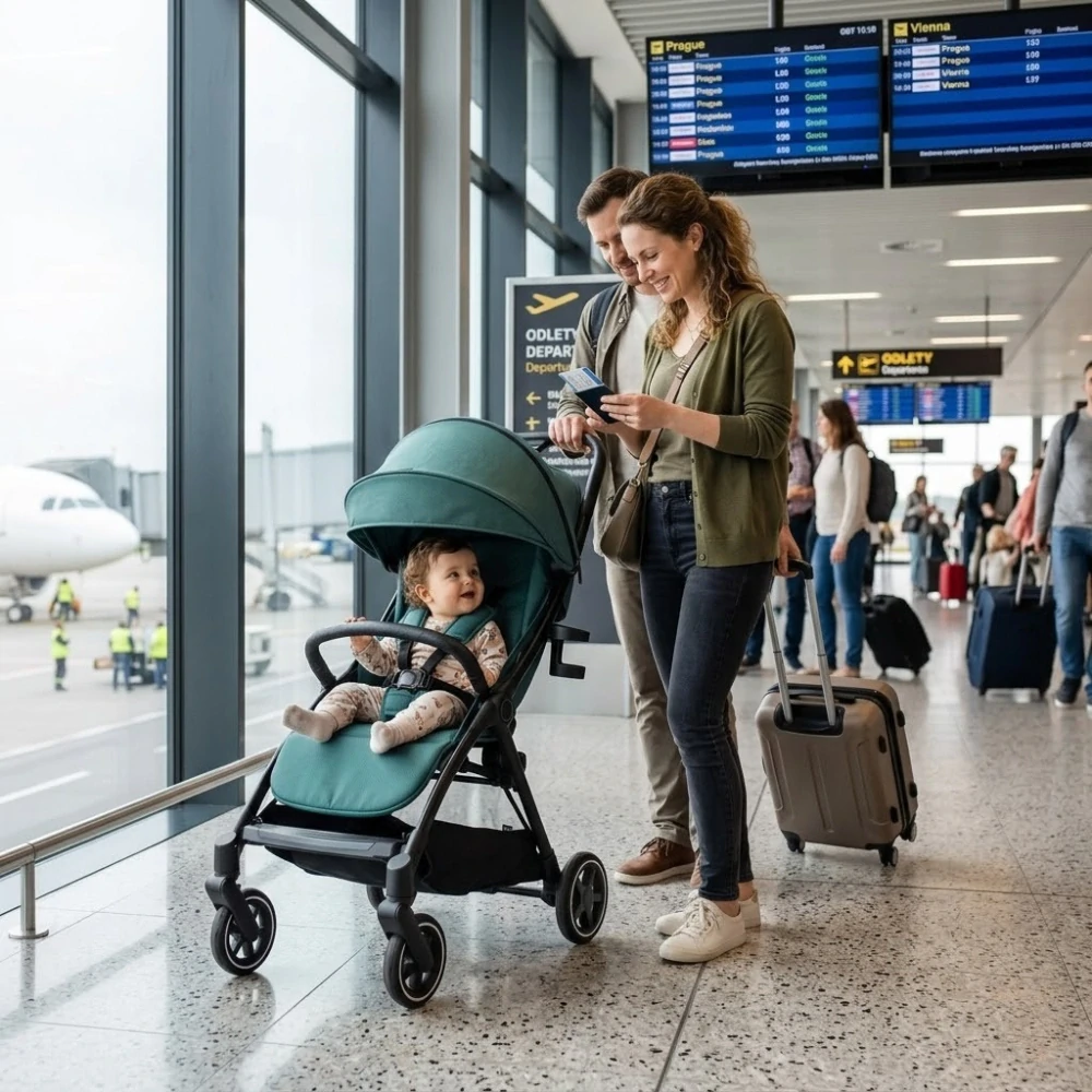 PŮJČOVNA - Sportovní kočárek ZOPA Kočárek Quiq 2, Antique Green/Black