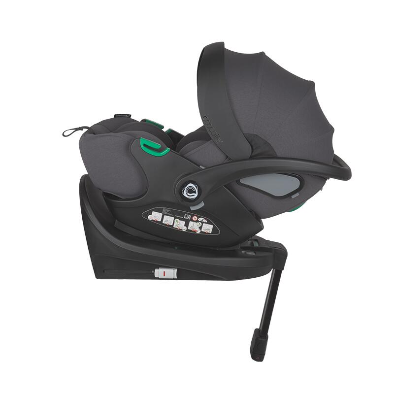 Polohovatelná autosedačka 0-13kg Coccolle Rilax 2v1 i-Size System Greystone