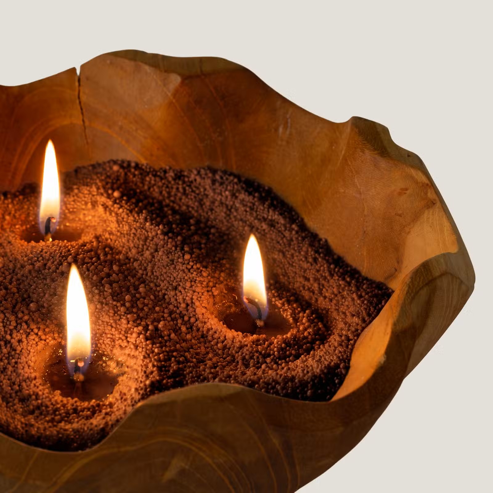 Vonná Písková Svíčka Mocha Brown – Crimson Crystal 300g