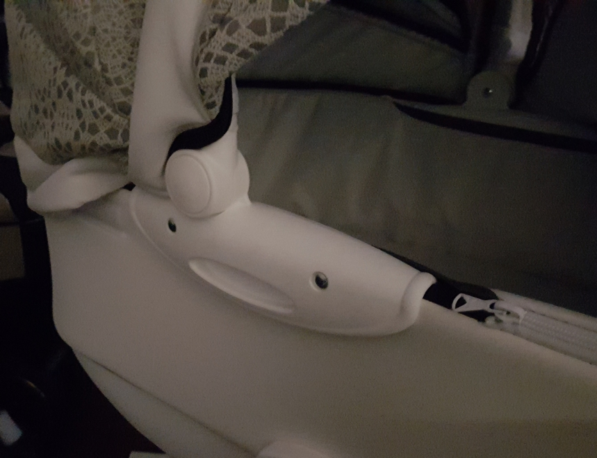 ND_držák boudy hluboké korby - rohatka - tichý - sada bilá