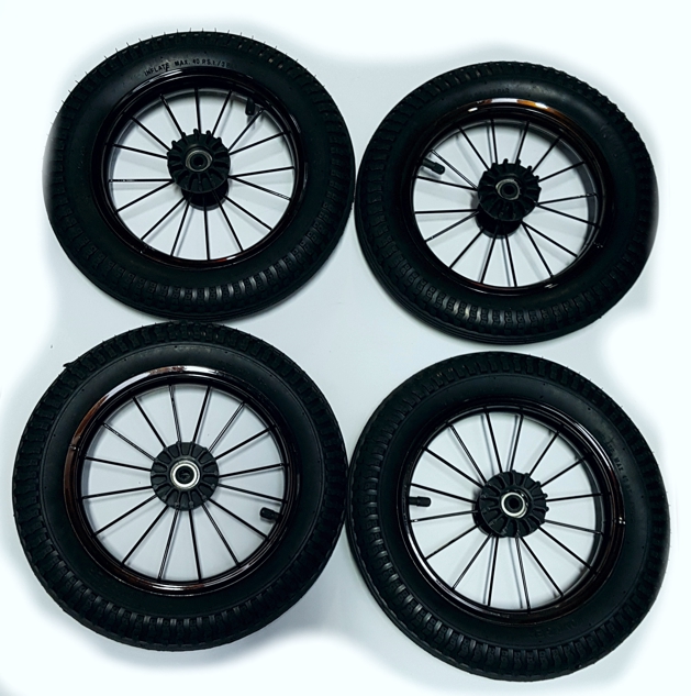 ND_sada kol na kočárek TAKO -nafukovací drátěná měděná