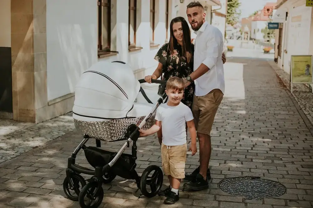 Kombinovaný kočárek EUFORIA PREMIUM EP-4 silver/black