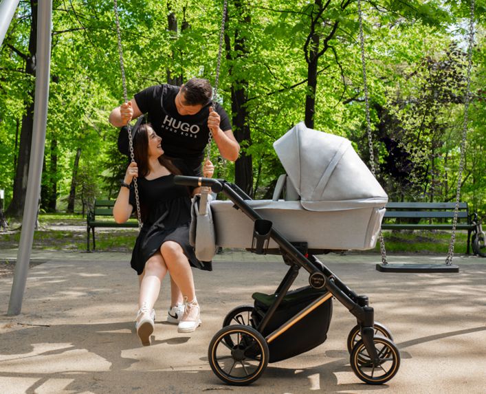  Kombinovaný kočárek Paradise Baby VR - zelený 09