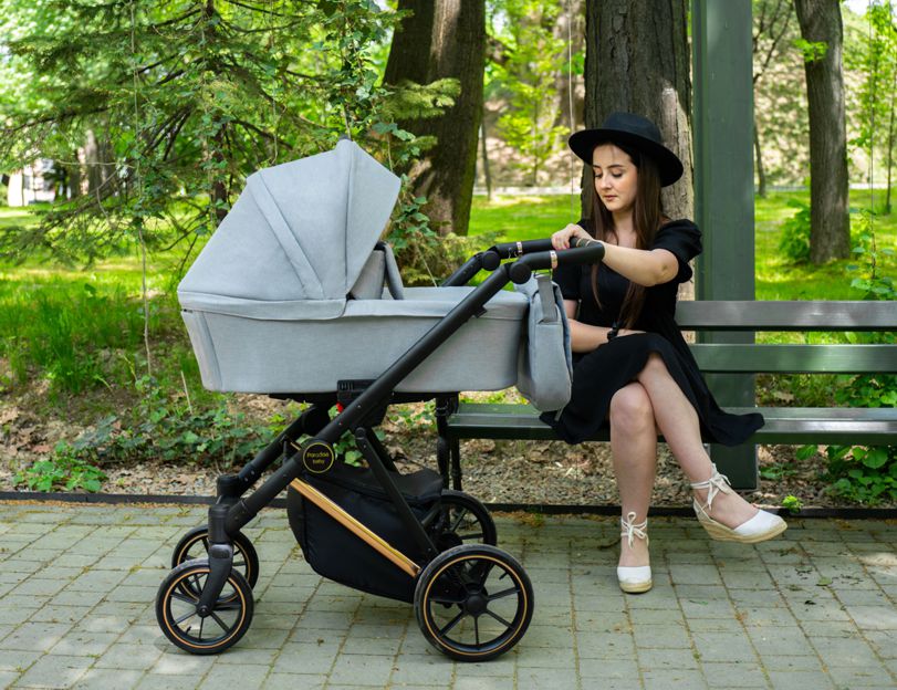  Kombinovaný kočárek Paradise Baby VR - růžový 10