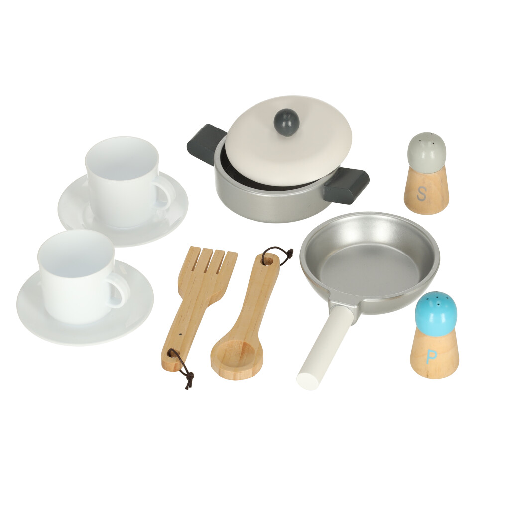 DŘEVĚNÁ KUCHYŇSKÁ LINKA MDF LULILO SALIKO S KÁVOVAREM NA ESPRESSO