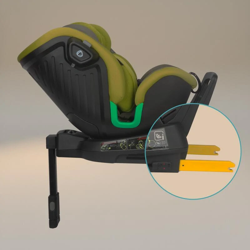 Autosedačka 0-36 kg 360° otočná Coccolle Mago Olive/Khaki