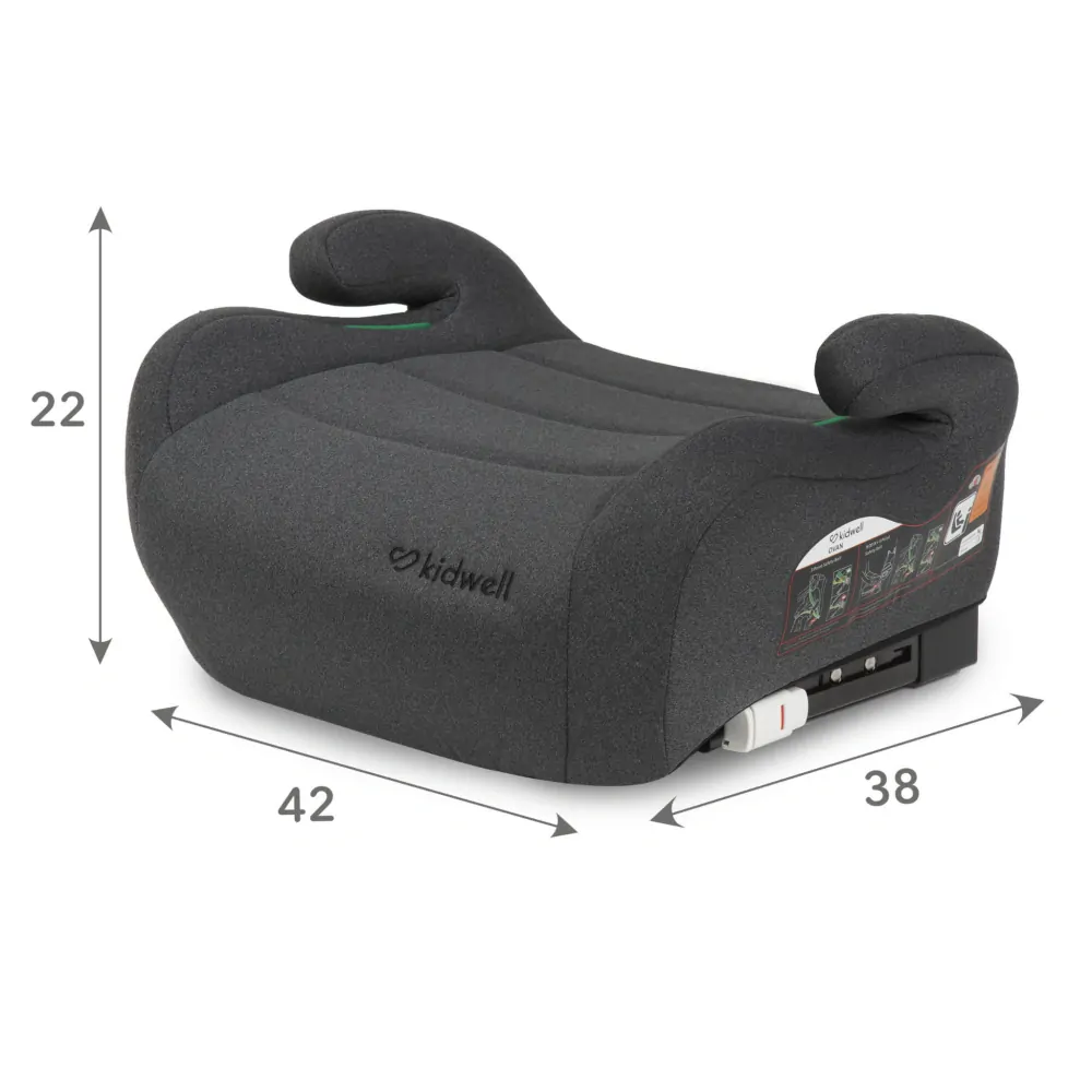 PODSEDÁK S I-SIZE KIDWELL OVAN GREY - s isofixem