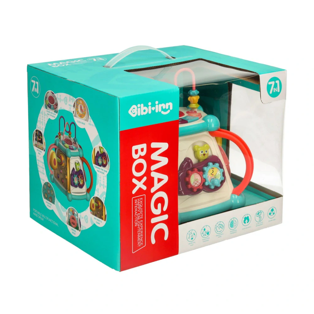Interaktivní vzdělávací kostka Bibi-inn 7v1