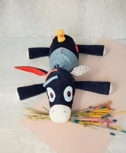 Lilliputiens - velký plyšový oslík Ignác 110cm