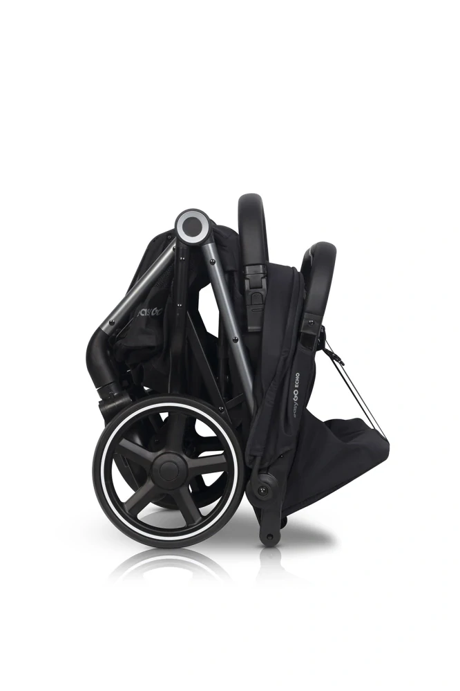 Kočárek sourozenecký EasyGo Echo Ebony Black