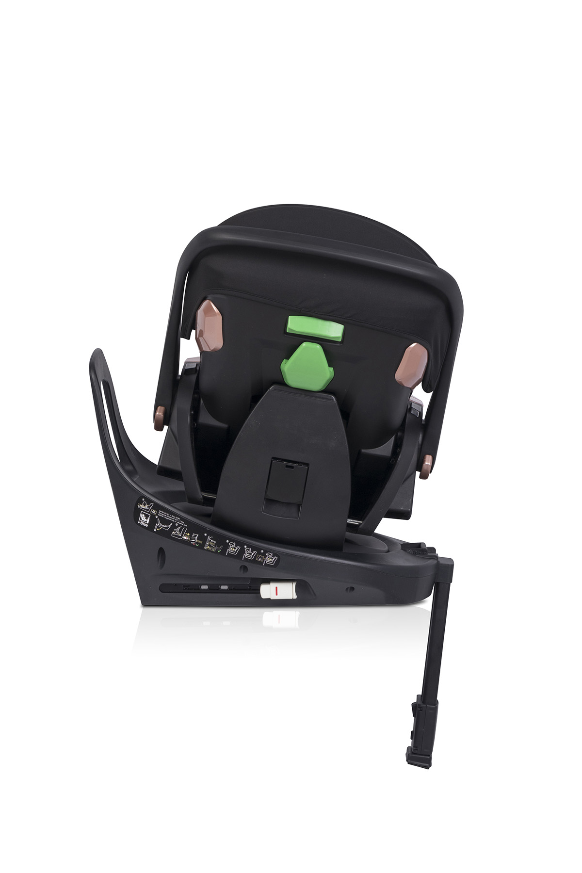 Autosedačka 0-13kg /40-87cm Cavoe AI Moss polohovatelná s isofixovou otočnou základnou