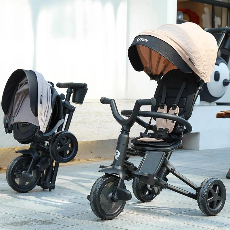 Ultra skládací tříkolka Qplay Nova Niello Black