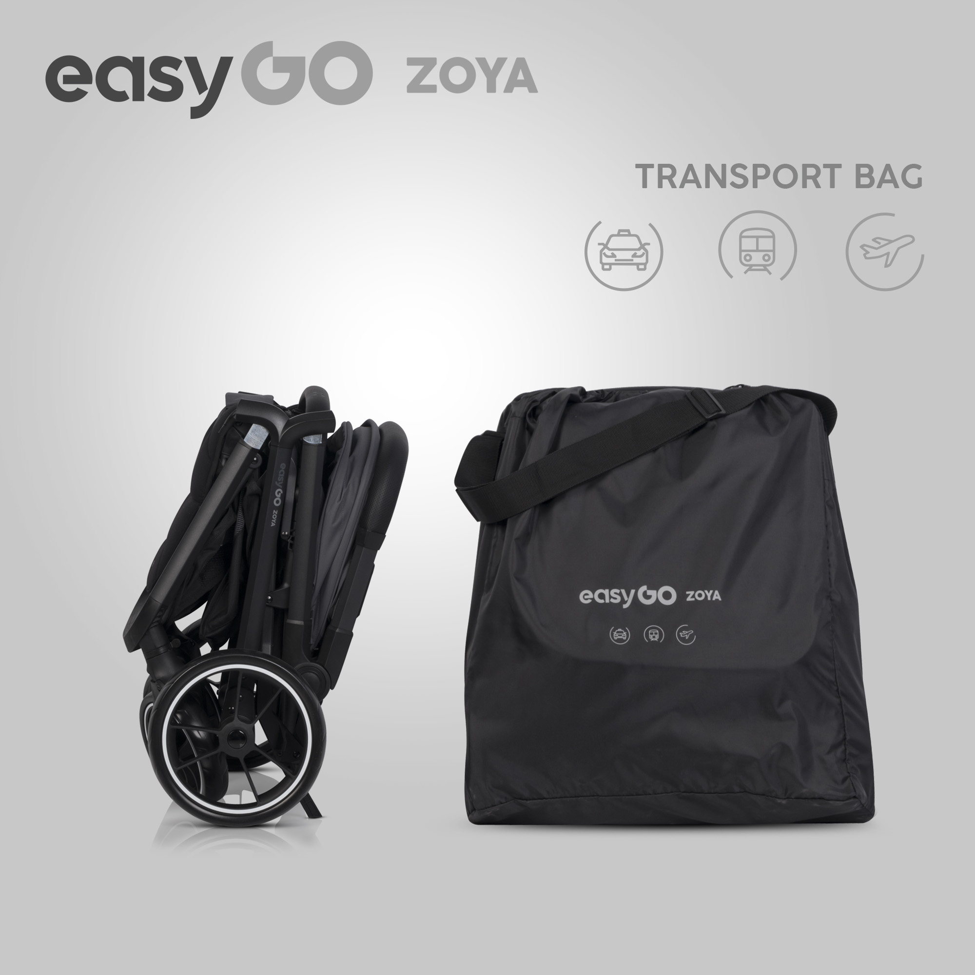 Sportovní kočárek kočárek EasyGo Zoya Jungle Green