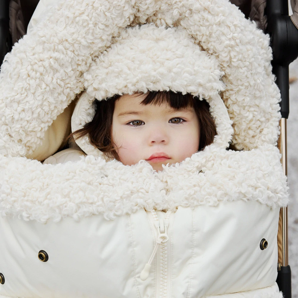 Fusak do kočárku Elodie Details - Soft Sherpa