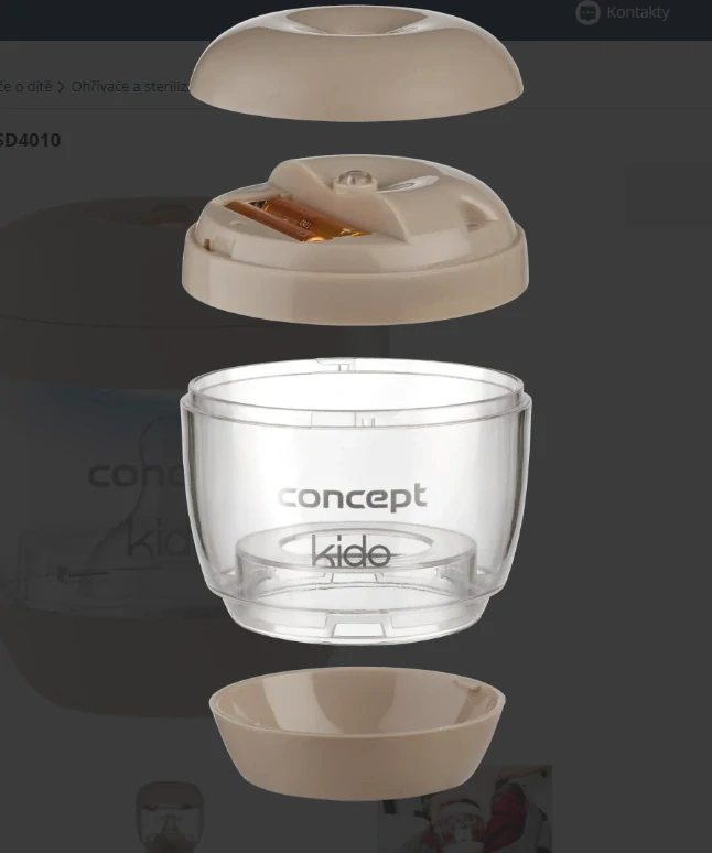 Sterilizátor dudlíků UV CONCEPT KIDO SD4010