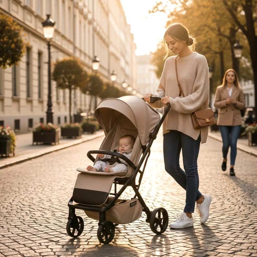 Sportovní kočárek X-ray SE – Almond Cream