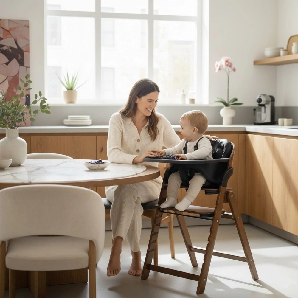 Rostoucí jídelní židlička Me&You Imperial Black - Nosnost 130 kg