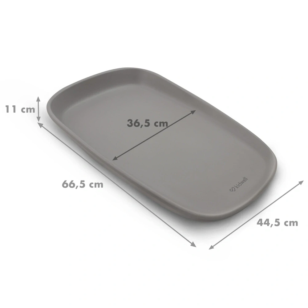 Měkká přebalovací podložka z EVA pěny Kidwell TIBI 70x50 cm šedá