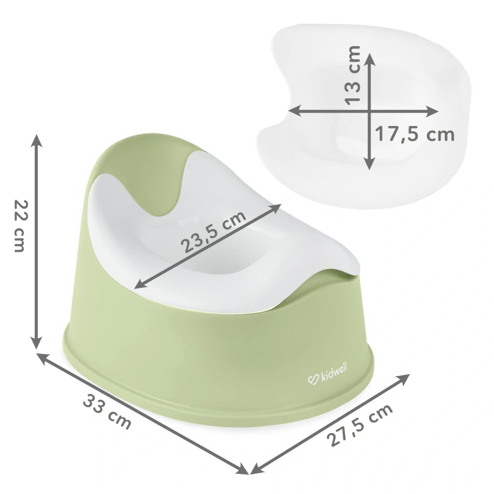 Dětský nočník Kidwell NILO s vyjímatelnou vložkou pistaciový