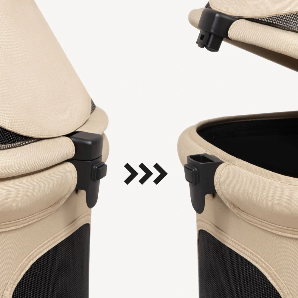 Luxusní kočárek Carinio Zoom Pet S AUTOM/ZOOMEM