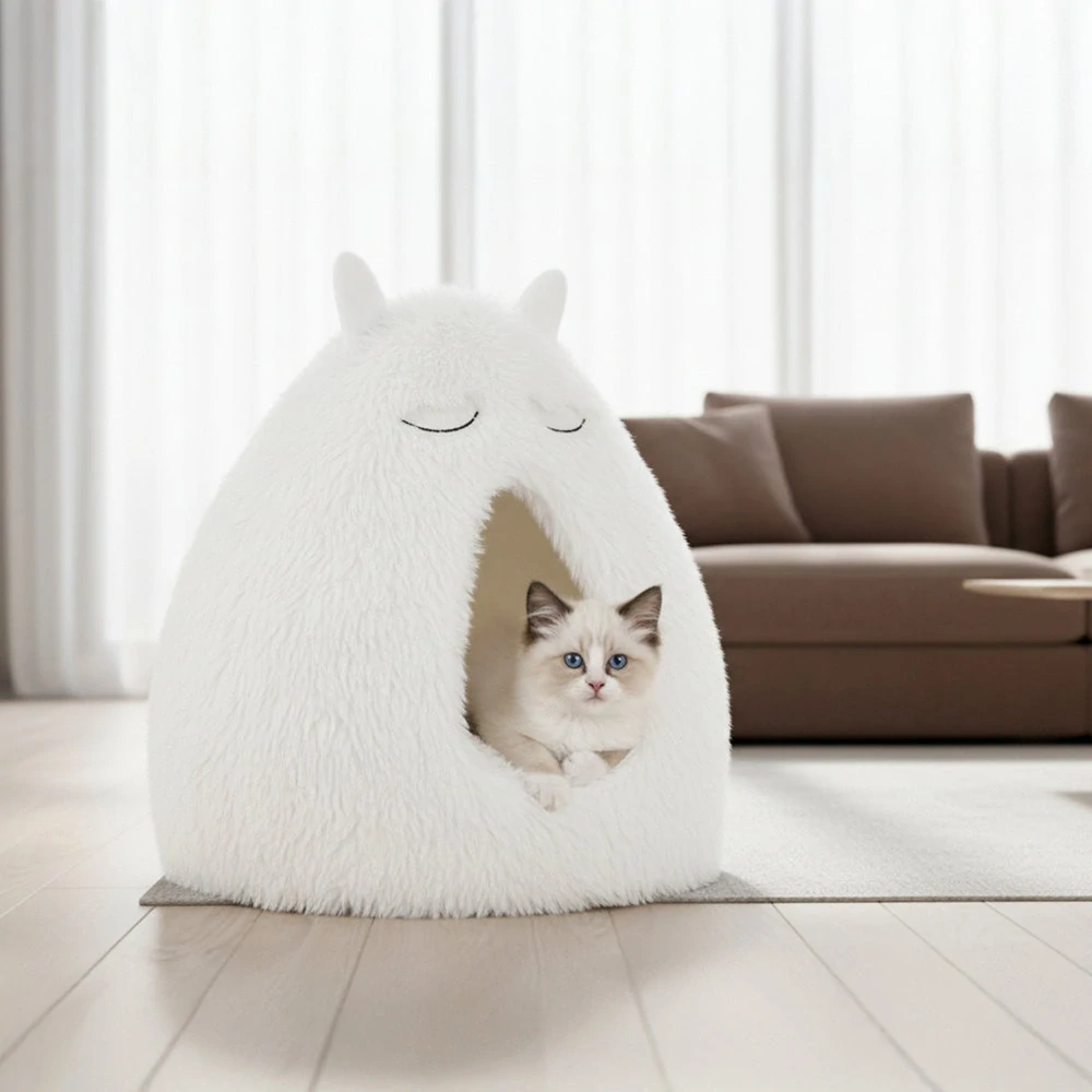 Carinio KITTY white pelíšek pro kočky