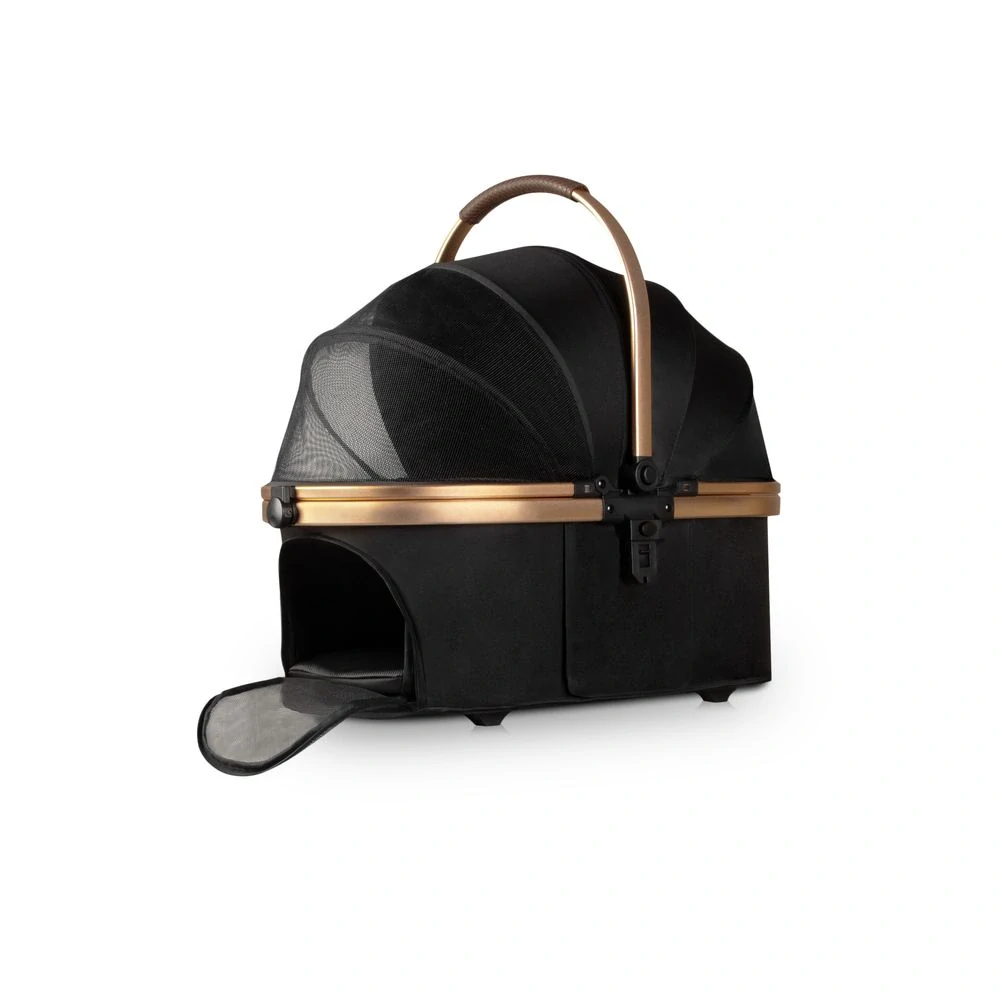 Kočárek Carinio NUKA CARBON Black pro mazlíčky