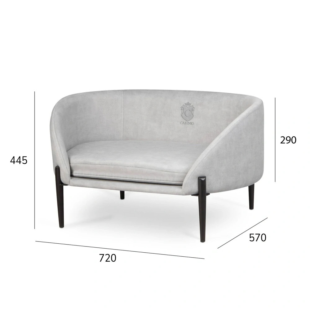 Luxusní sofa pelíšek CARINIO OVAL CLOUD