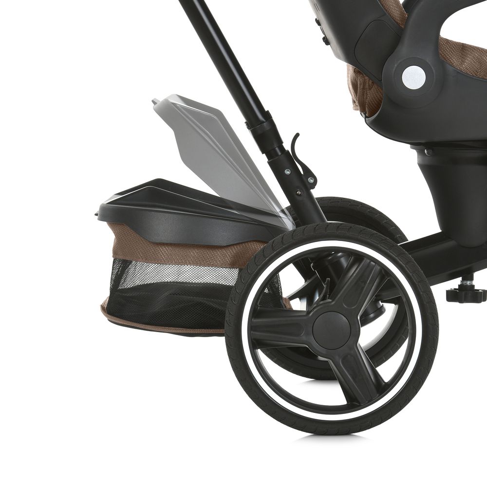 Multifunkční tříkolka El Camino VECTOR ME s hudbou a světlem - beige praline